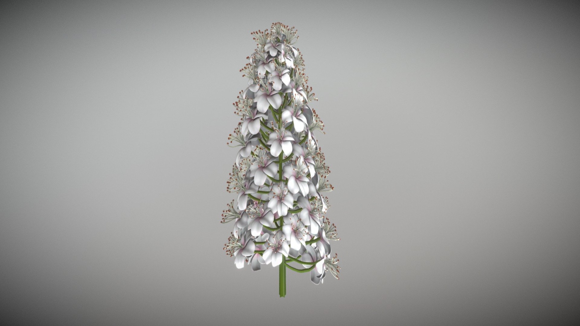 Chestnut Blossom Low-Poly