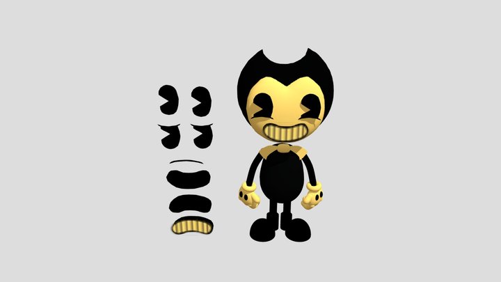 Bendy Model 3D V1 3D Model