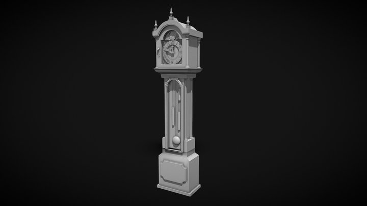 3d printable stranger things  clock 3D Model
