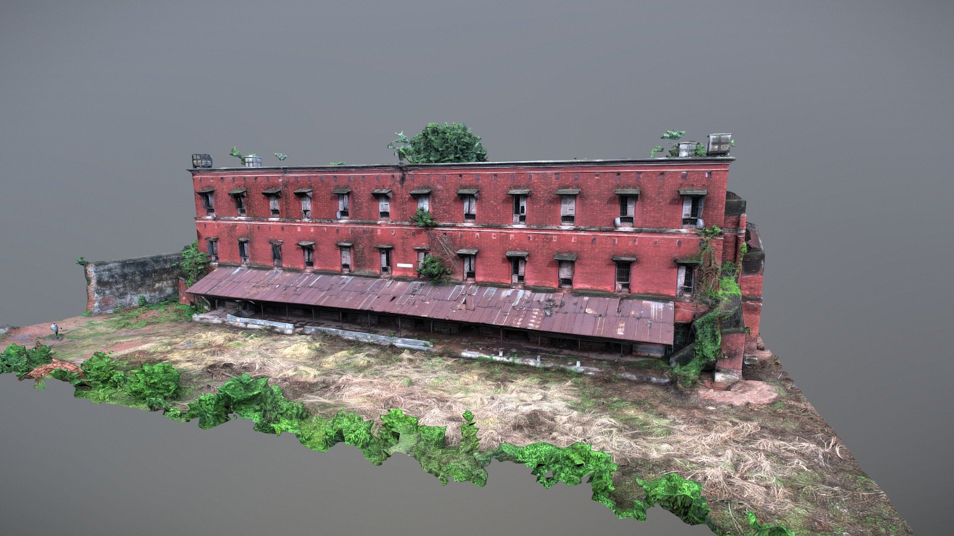 Old Centrtal Jail - Padma - 3D model by sharifulabedin [f46c397 ...