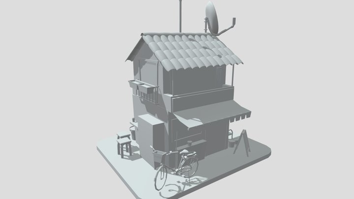 Bakery & Home 3D Model
