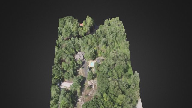 3D Aerial Tour 2495 3D Model