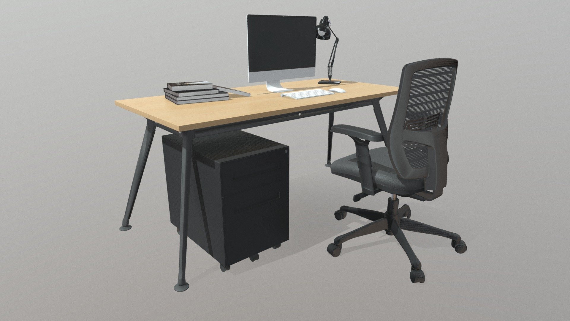 SanFran Executive Desk Black Legs