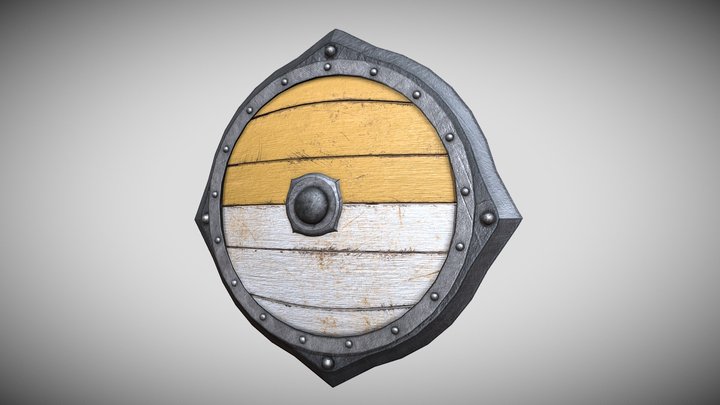 Medieval Shield 3D Model