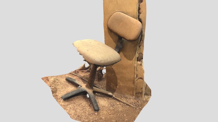 Abandoned Chair 3D Model