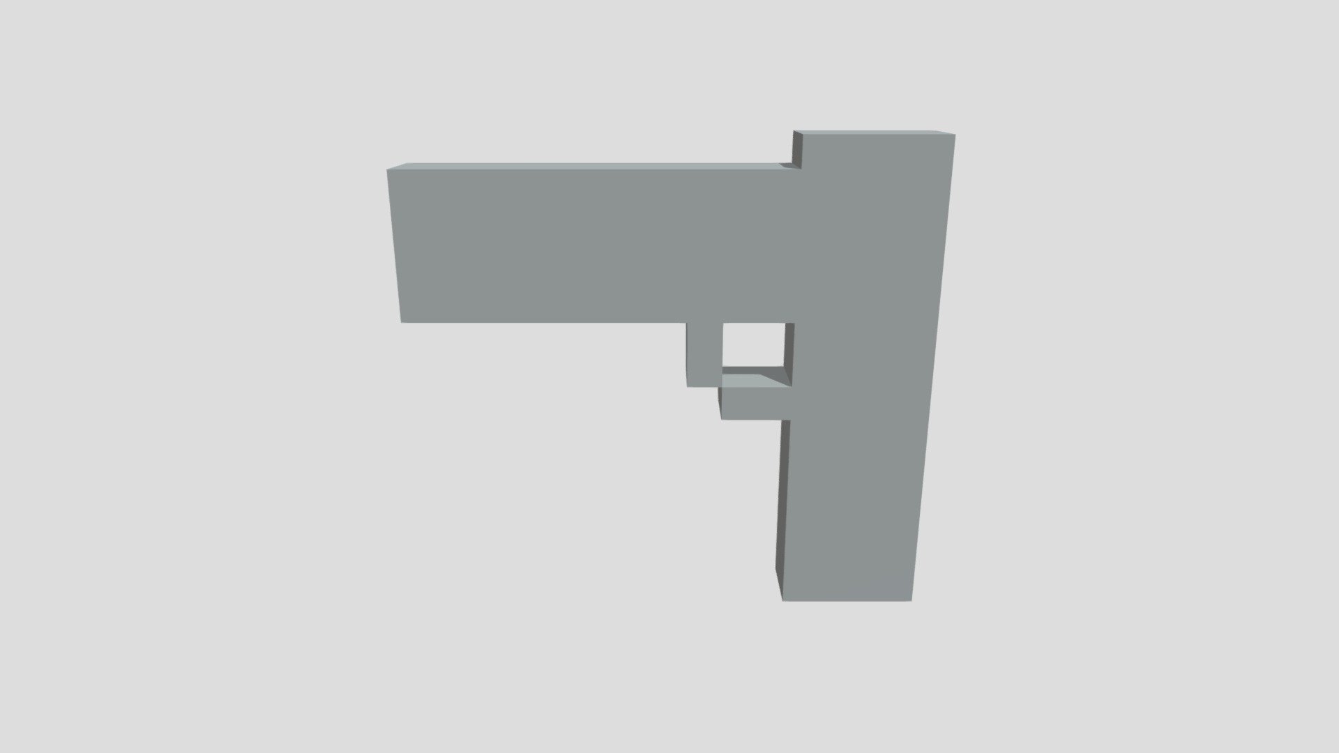 Simple Gun Model - 3D model by graysonevans115 [f471fb7] - Sketchfab