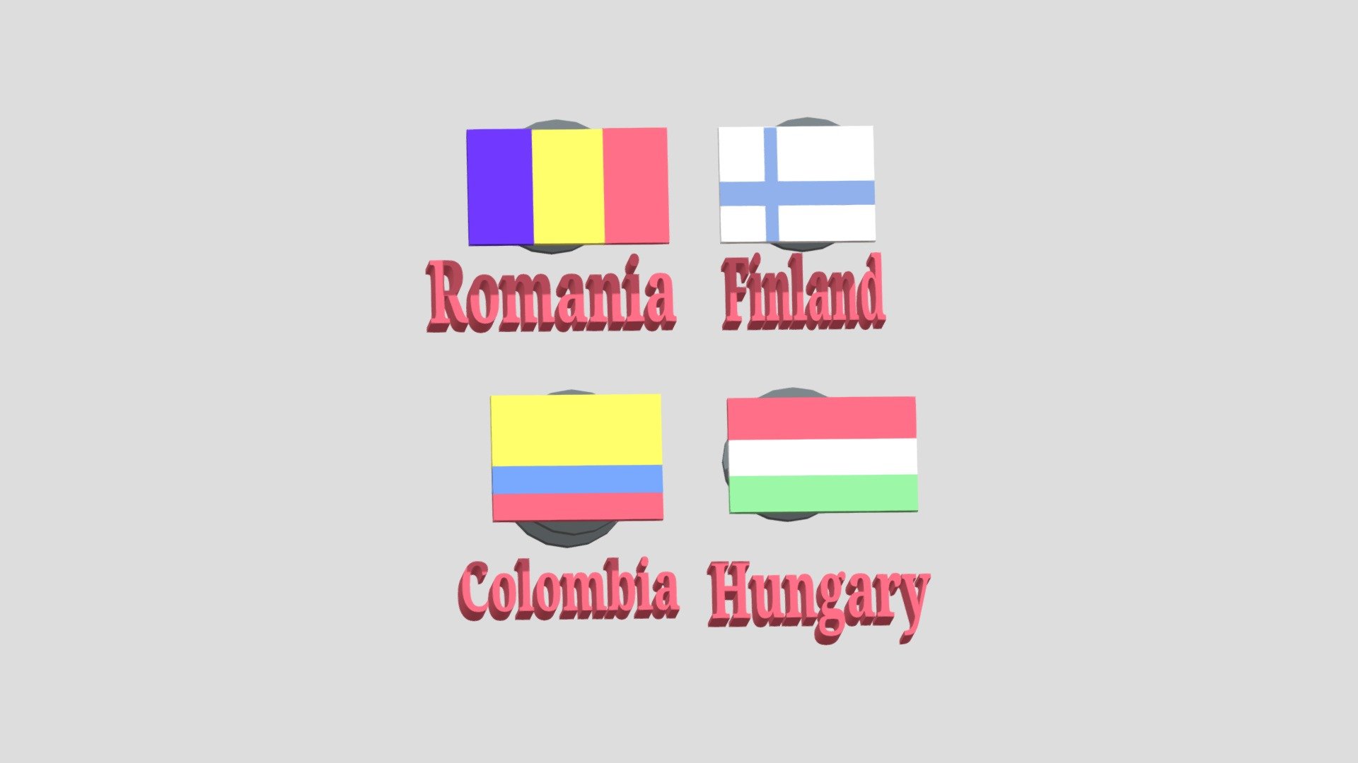 Flags Jibbitz Alex Download Free 3D model by it.trackv [f472b6e
