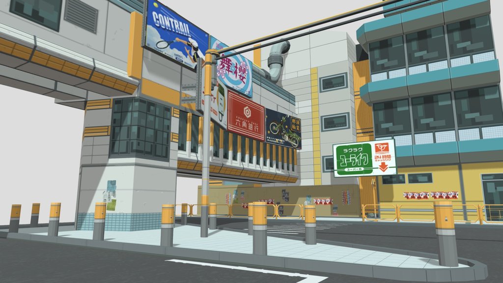 Bomb Rush CyberFunk Street [fan art]