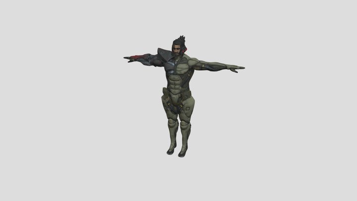 Sam warrior (riged) 3D Model