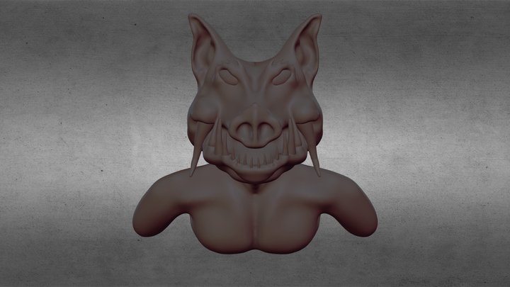 The Pig Men 3D Model