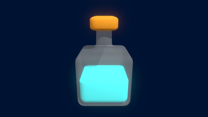 Stylized Potion 3D Model