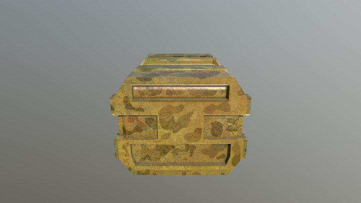 Crate LP 3D Model