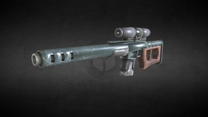 Sniper Rifle (daily quest) 3D Model