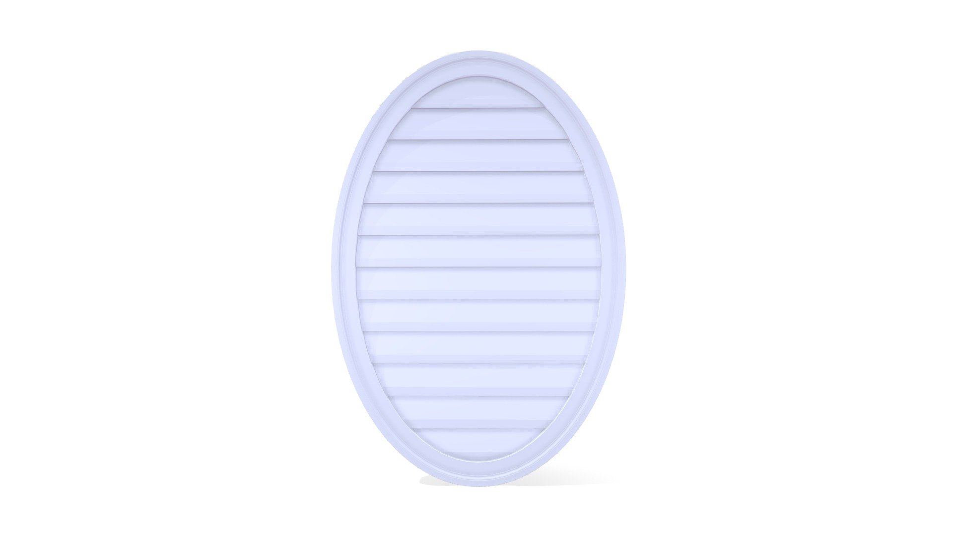 EXTERIOR ACCENTS - LOUVERS - OVAL - VERTICAL — Sketchfab embed 3D viewer