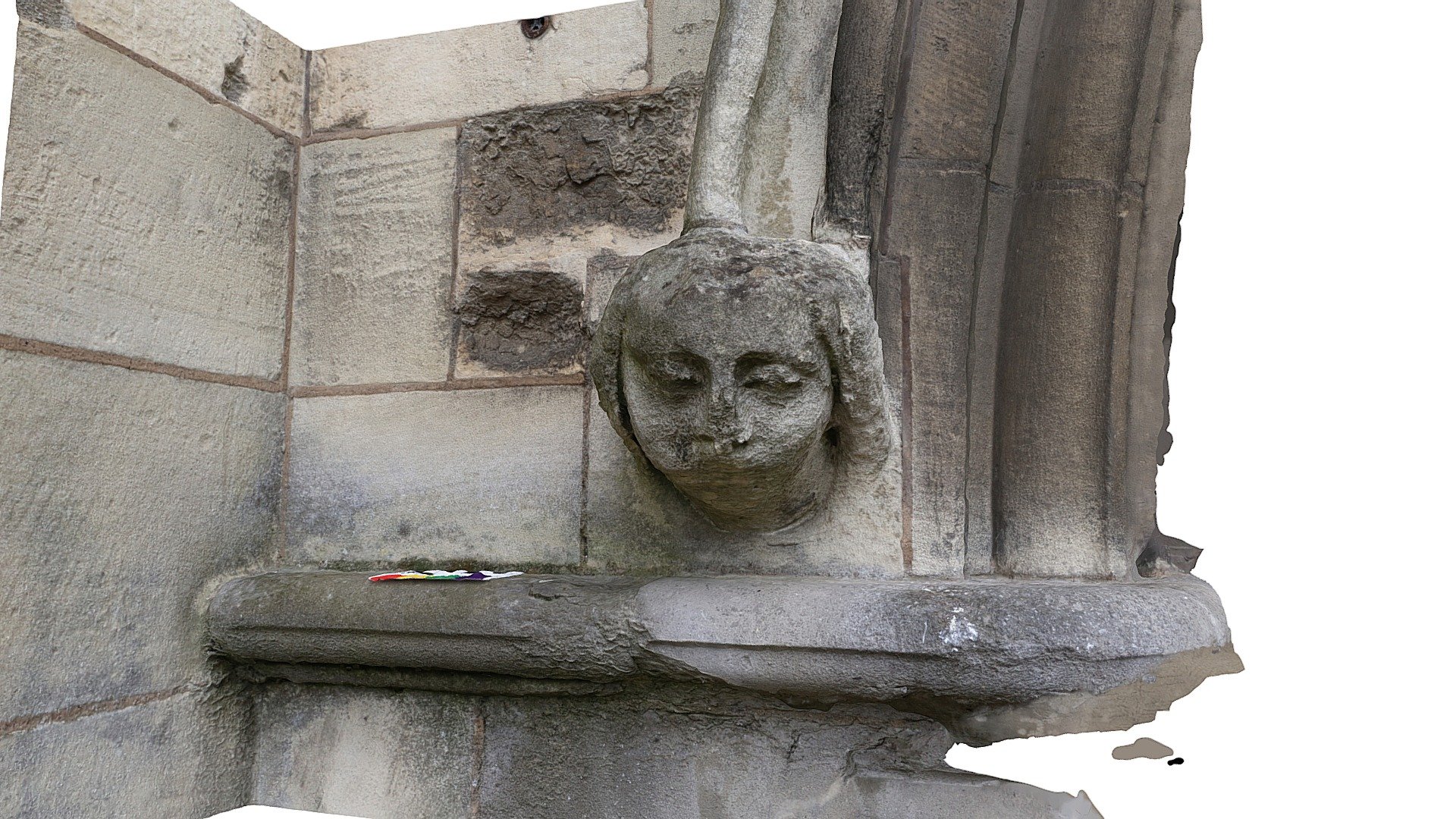 Nnt Worn Head Stop C19th - 3D model by Rochester Cathedral ...