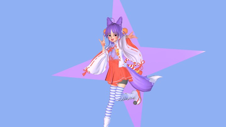 Tenko Shibuki (텐코 시부키) 3D Model