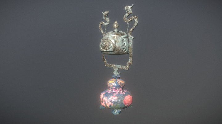 Incense Burner 3D Model