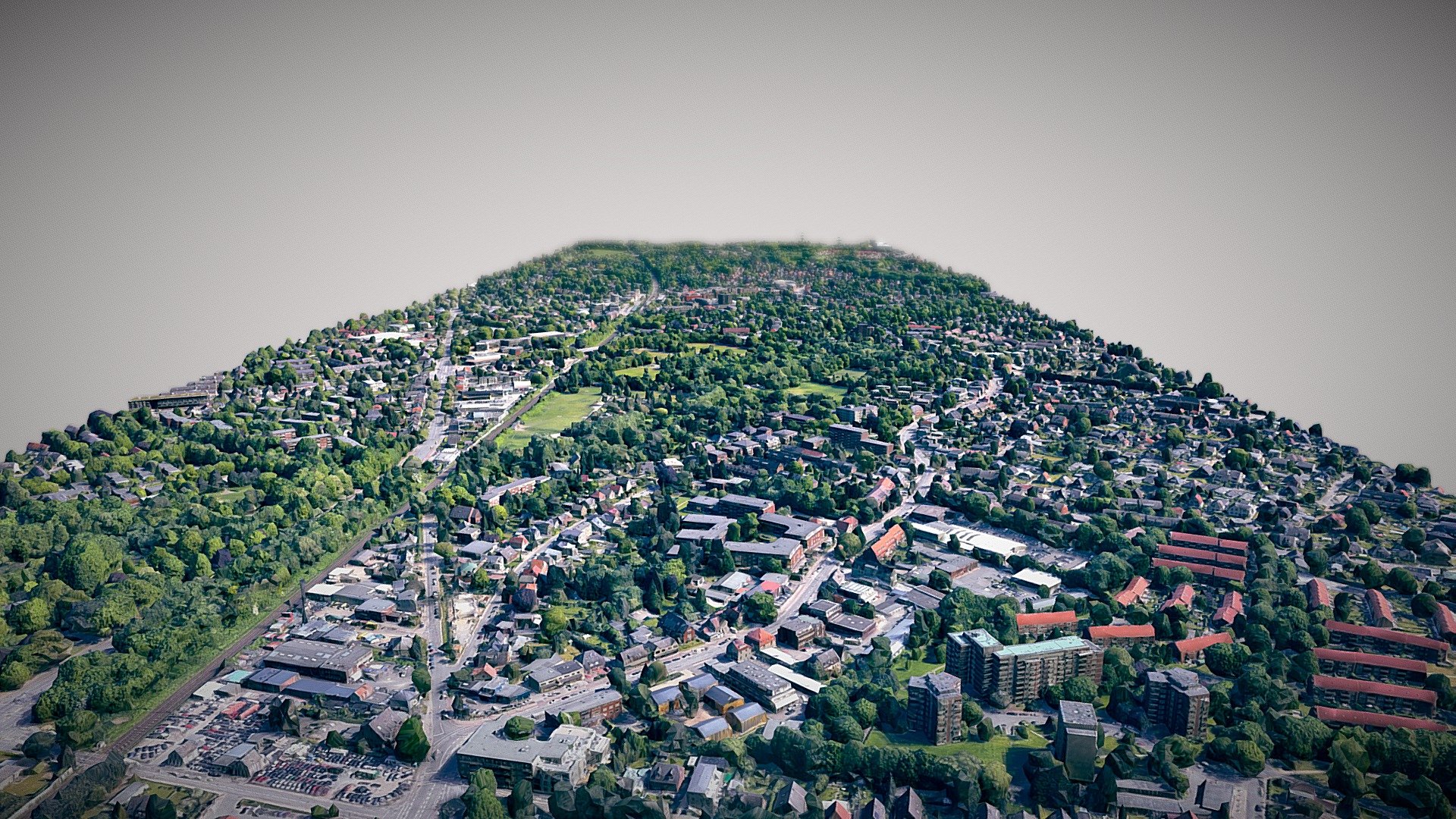 Hamburg City District Large 3D Scan