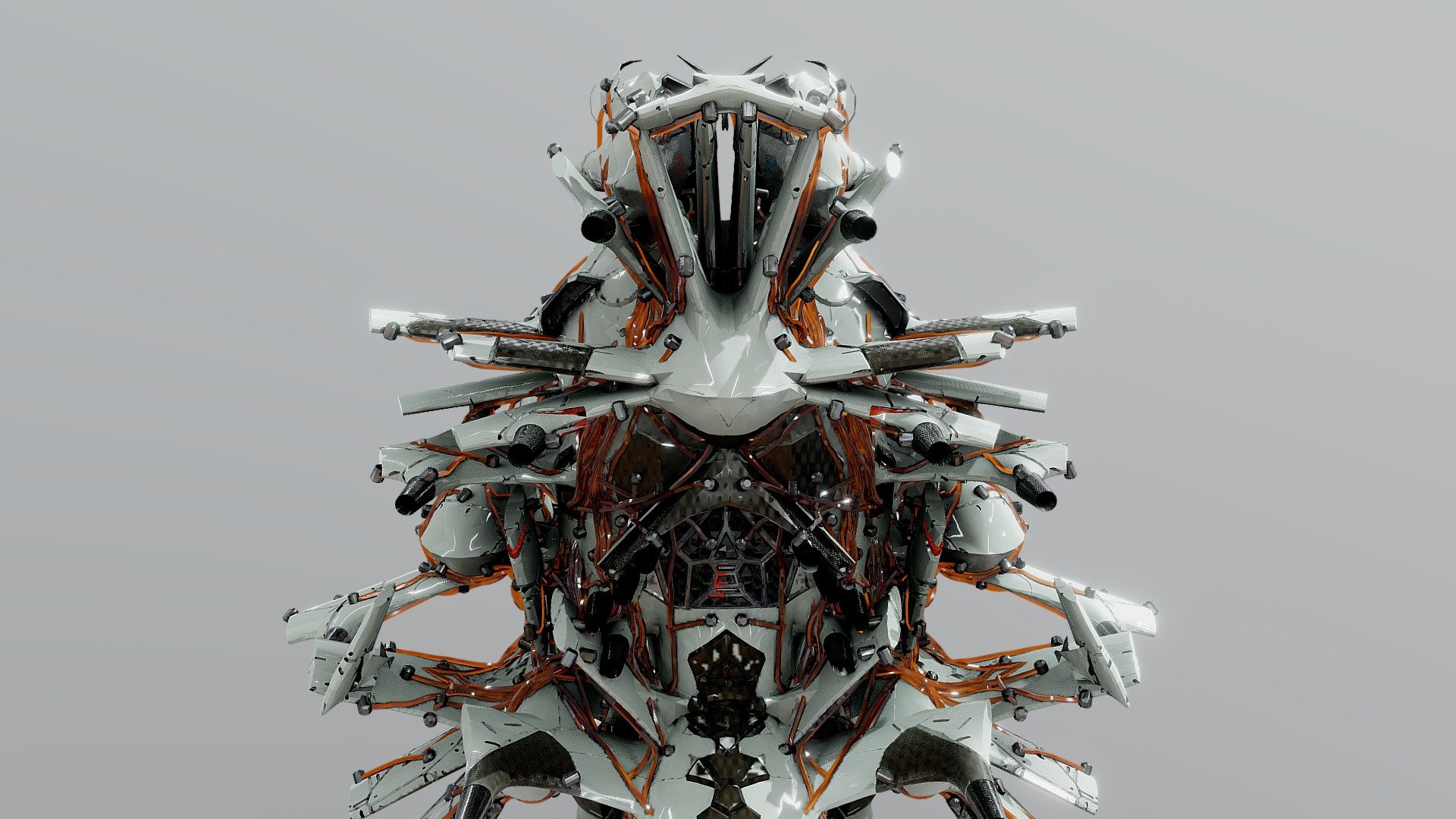 Procedural Hard Surface Modeling Test 9.3X9