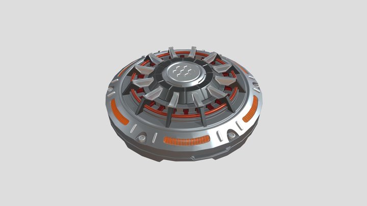 Scy-Fi Land Mine 3D Model