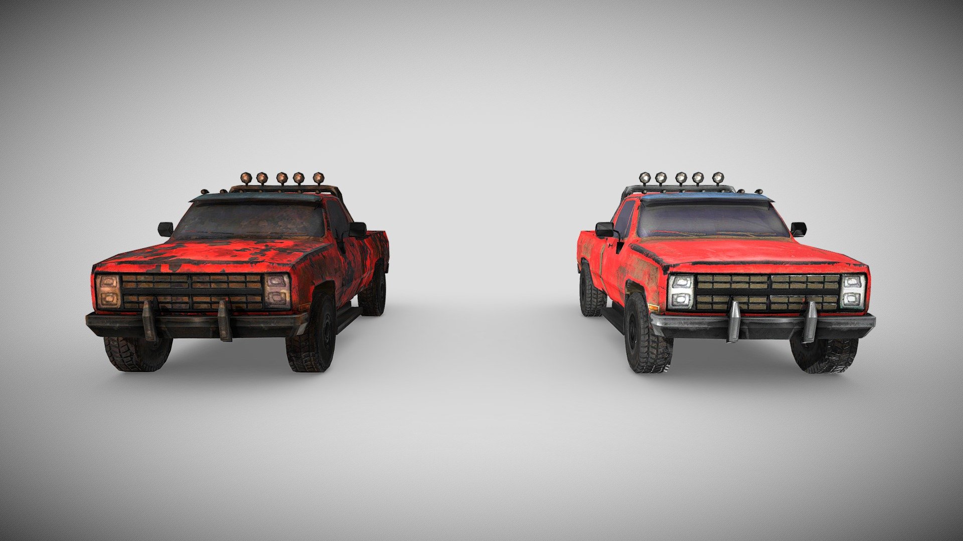 pickup truck│oxidado & usado