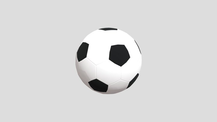Football ball 3D Model