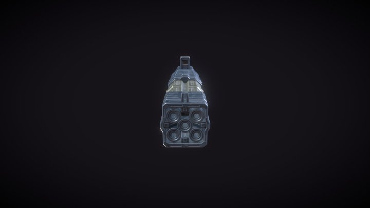 Doom Plasma Rifle (Fanart) 3D Model