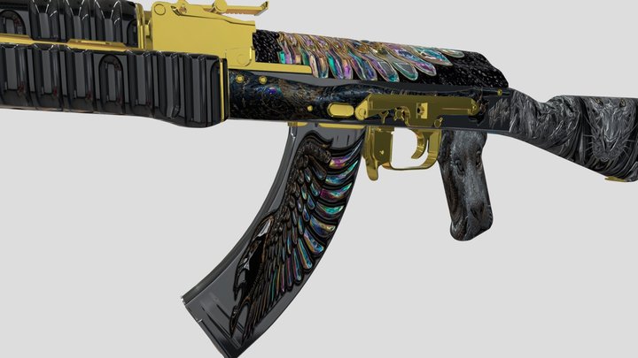 Ak_47_the_blacklion 3D Model