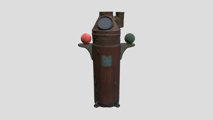 Πυξιδοθήκη Πλοίου [Κατασκευής Τόμσον (Thomson)] 3D Model