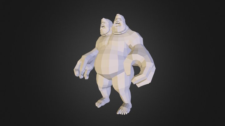 Ogre Lowpoly 3D Model