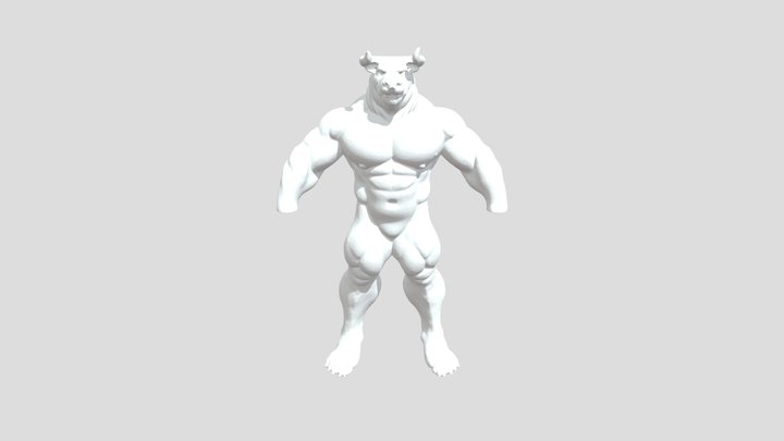 Minotaur Normal 3D Model