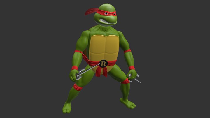 Rafael ninja turtle 3D Model