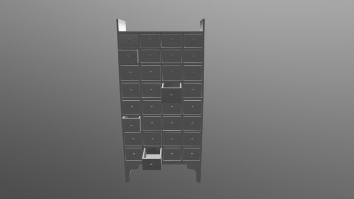 Large Cabinet 3D Model