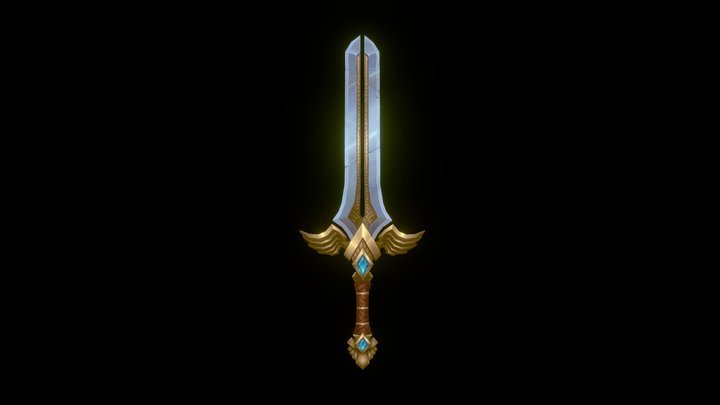 Stylized Sword 3D Model