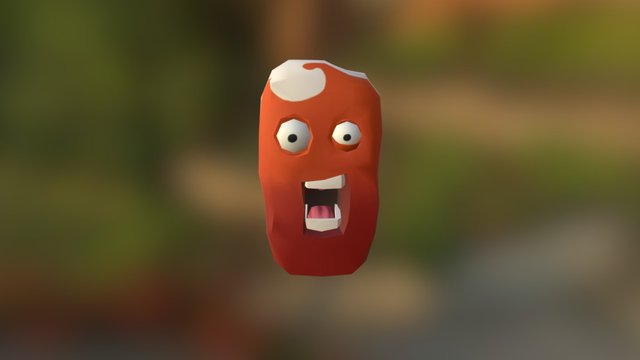 Iberic Ham 3D Model