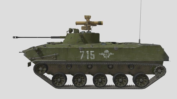 BMD-2 - USSR 3D Model