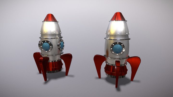 Rocket Toy 3D Model