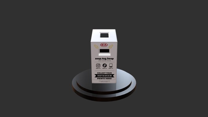 Photo Booth 3D Model