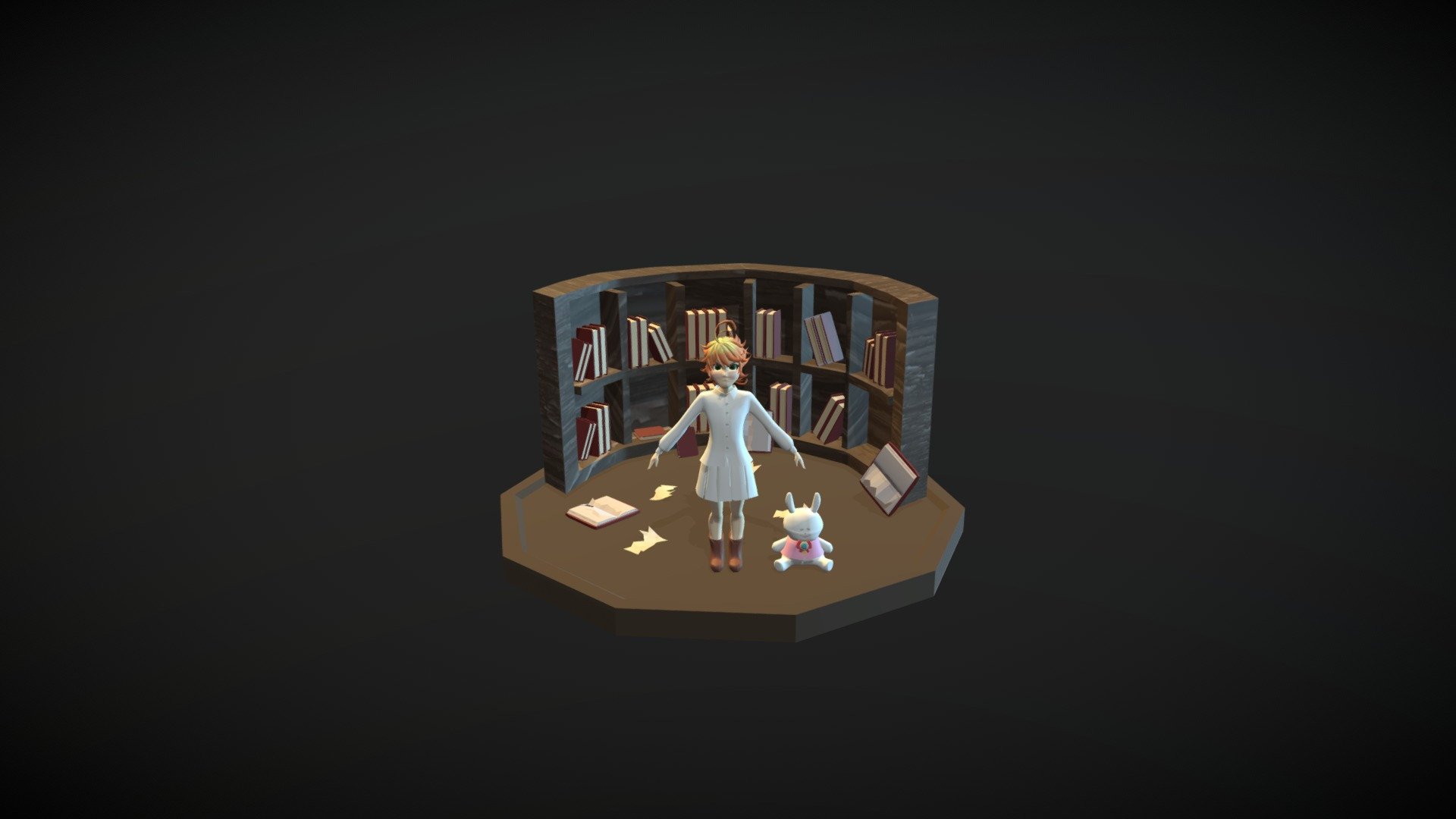 Emma: The promised neverland 3d model