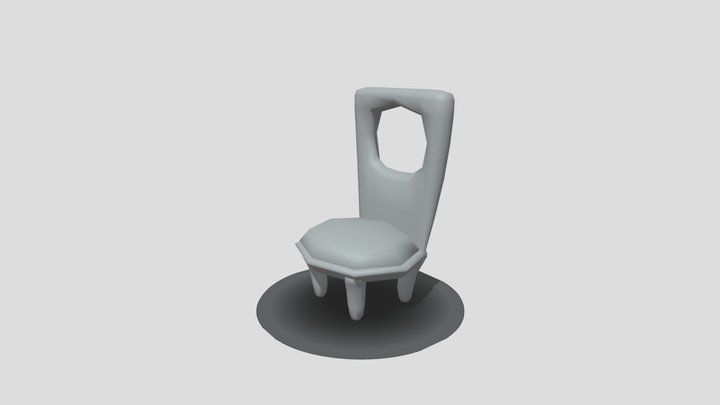 Basic Chair (textureless) 3D Model