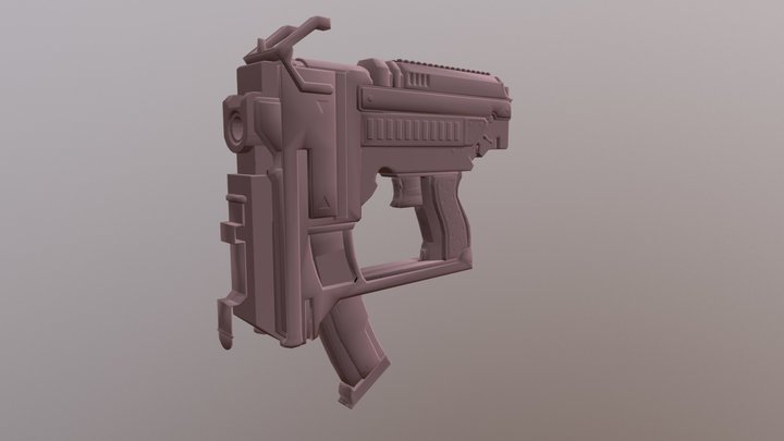 Fps Gun Export 3D Model