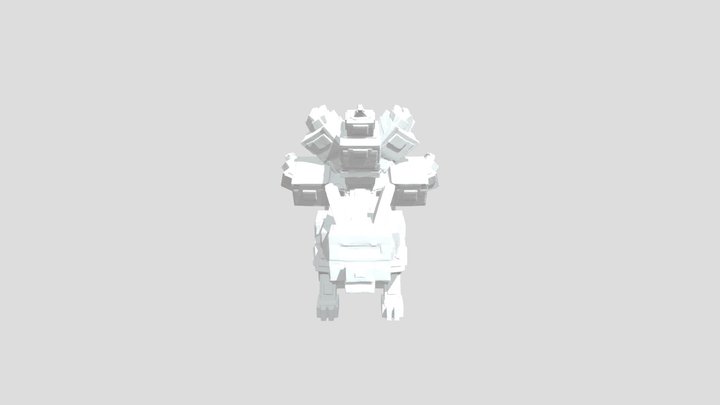 Corrupted Kitsune 3D Model