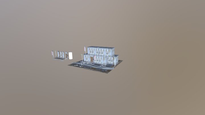 Modular Assets - Abandoned Hotel 3D Model