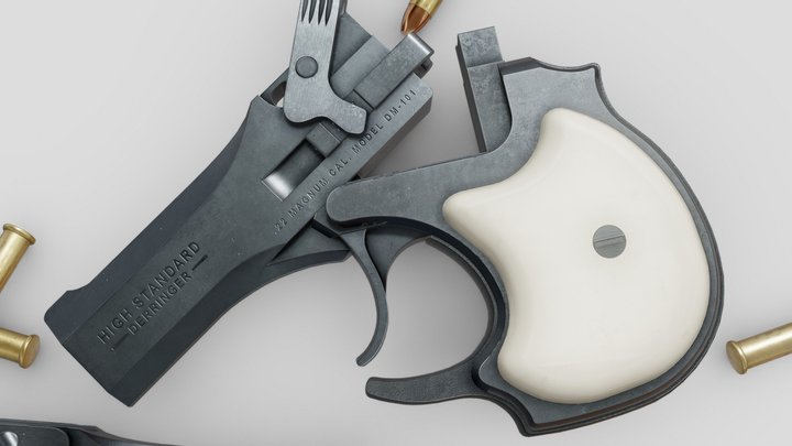 High Standard Derringer 3D Model