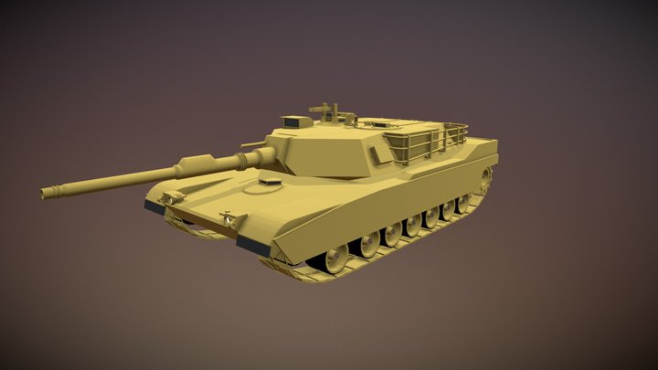 M1 Abrams 3D Model