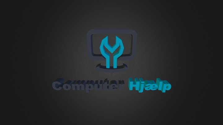 Computerhjaelp.eu Logo 3D Model