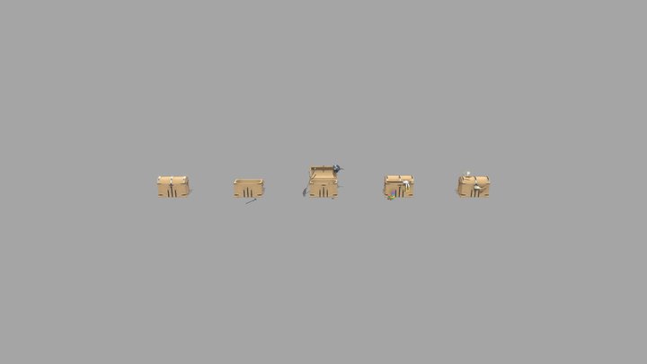 HW XYZ Secondary forms 3D Model