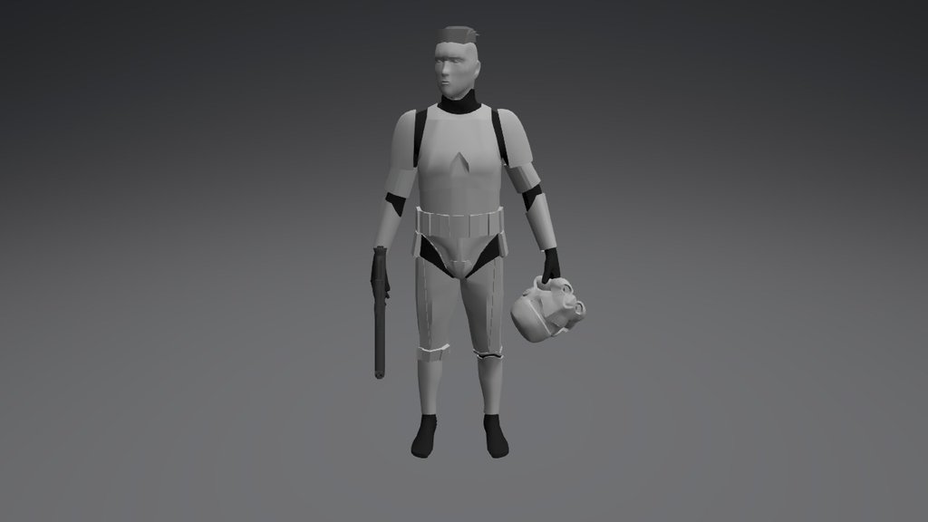 Guy Boxall Stormtrooper - 3D model by guyboh [f4910a6] - Sketchfab