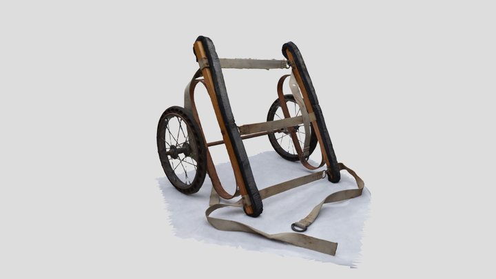 Chariot pour canoës 3D Model