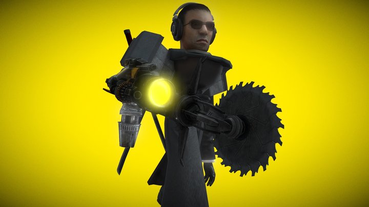Mutant Saw Toilet/ Hugo boss – Modelo 3D gratuito STL